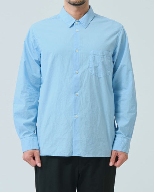 BLOADCLOTH REGULAR SHIRT / SAXE