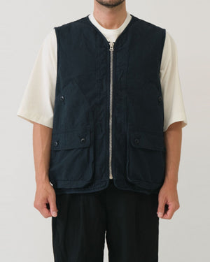 HIGH DENSITY LONG WORK VEST / NAVY