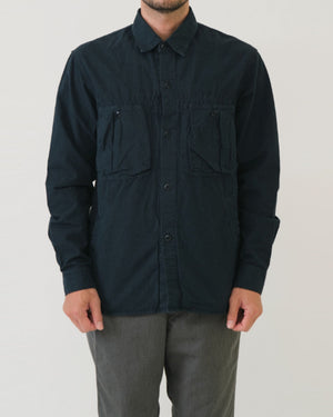 HIGH DENSITY WORK SHIRT JACKET / NAVY
