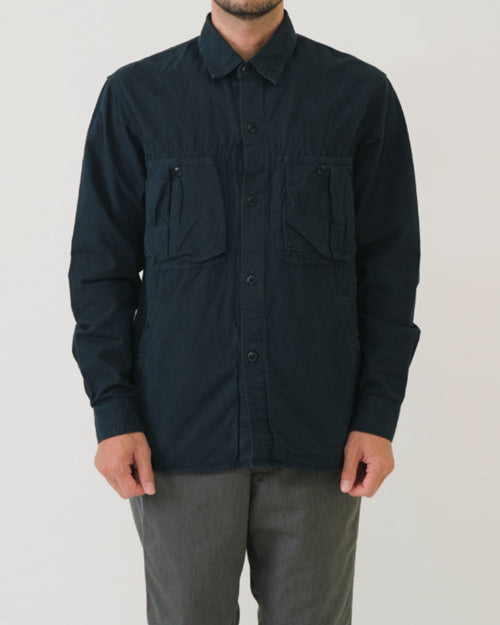 HIGH DENSITY WORK SHIRT JACKET / NAVY