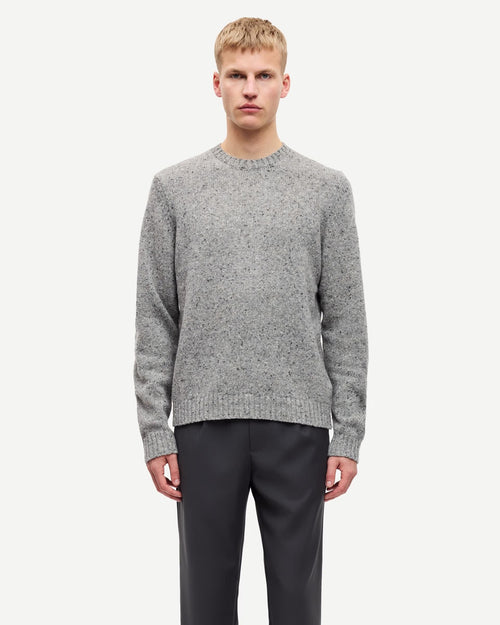 SANATANIEL SWEATER 15724 / GREY MEL.
