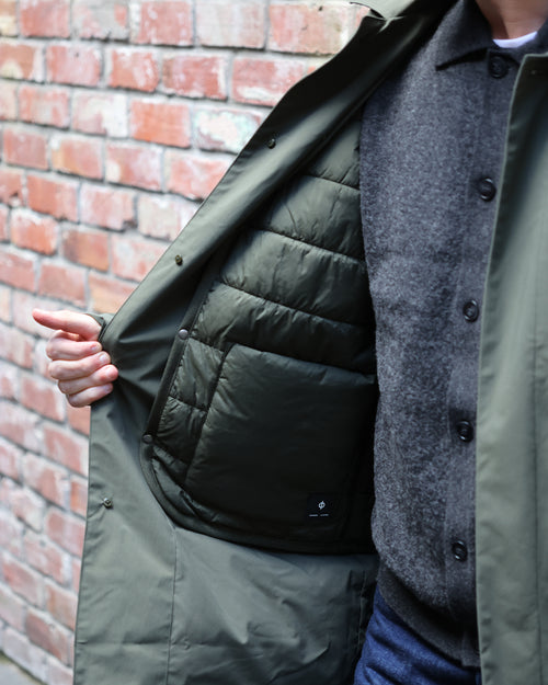 SABO X TRENCH COAT 15144 / FOREST NIGHT