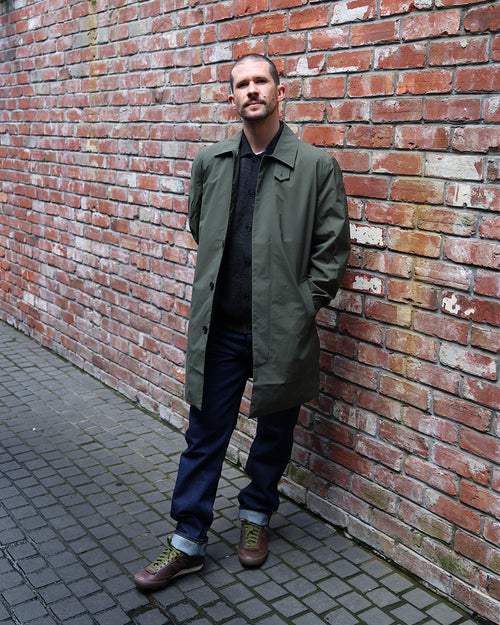 SABO X TRENCH COAT 15144 / FOREST NIGHT