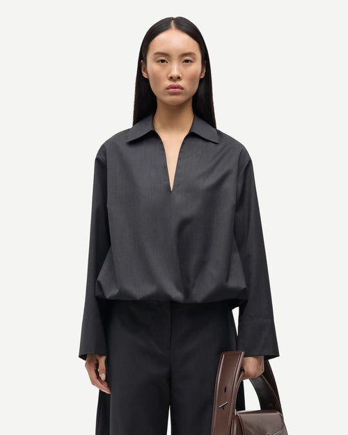 SADAPHNE SHIRT 16248 / BLACK MEL.