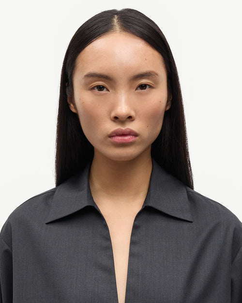 SADAPHNE SHIRT 16248 / BLACK MEL.