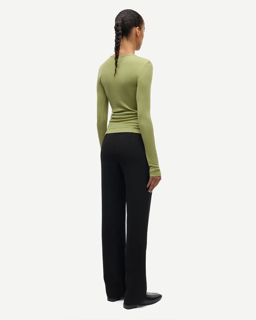 SADOU T-SHIRT LS 15499 / MOSSTONE