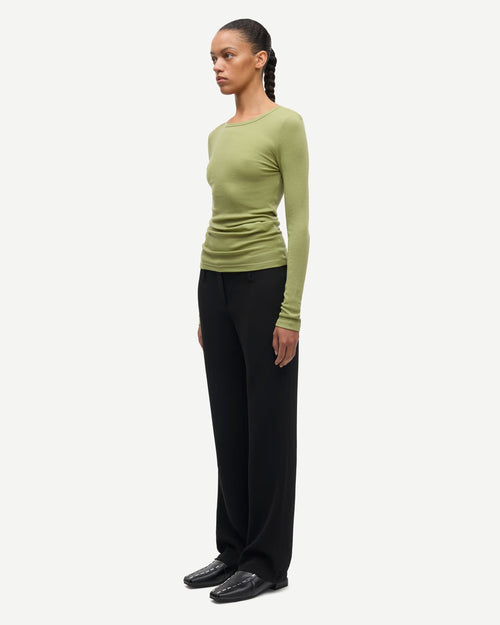SADOU T-SHIRT LS 15499 / MOSSTONE
