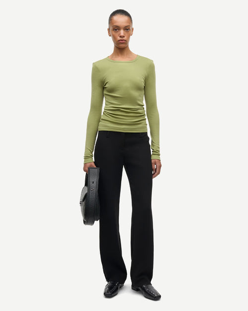 SADOU T-SHIRT LS 15499 / MOSSTONE