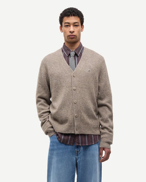 SAFRANS CARDIGAN 15722 / LEAD GRAY MEL.