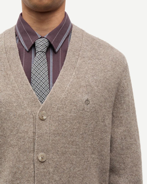 SAFRANS CARDIGAN 15722 / LEAD GRAY MEL.