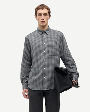 SALIAM NJ SHIRT 15839 / GREY MEL. CH.
