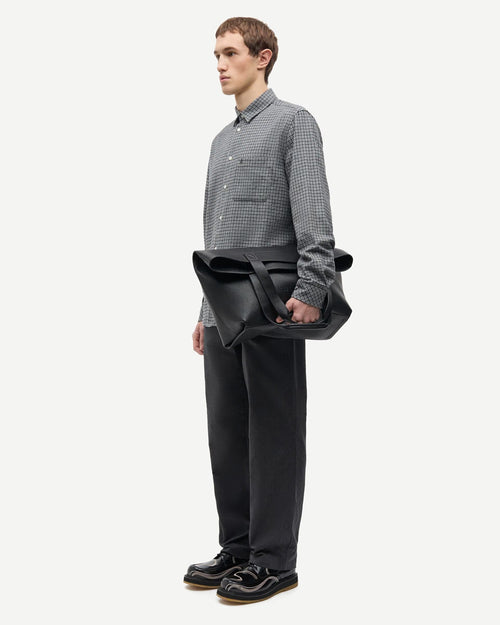 SALIAM NJ SHIRT 15839 / GREY MEL. CH.