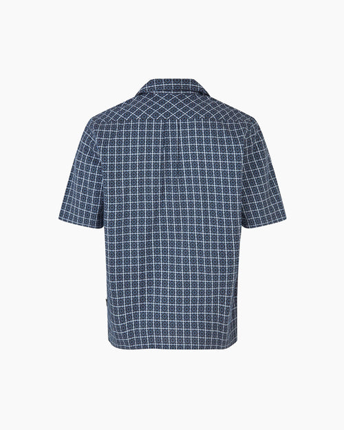 SAOSCAR AX SHIRT 16197 / CYANEUS FLOOR