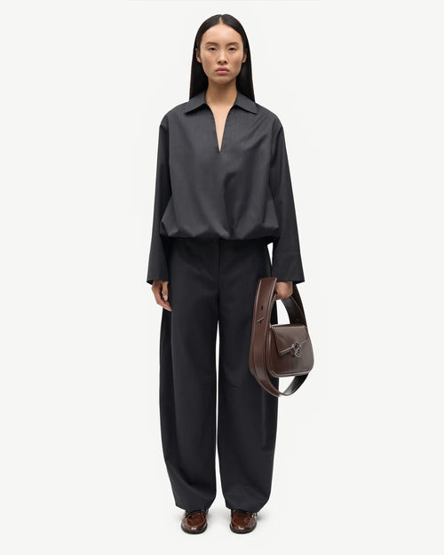SAROKO TROUSERS 16248 / BLACK MEL.