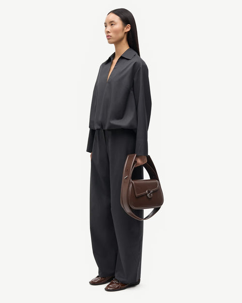 SAROKO TROUSERS 16248 / BLACK MEL.