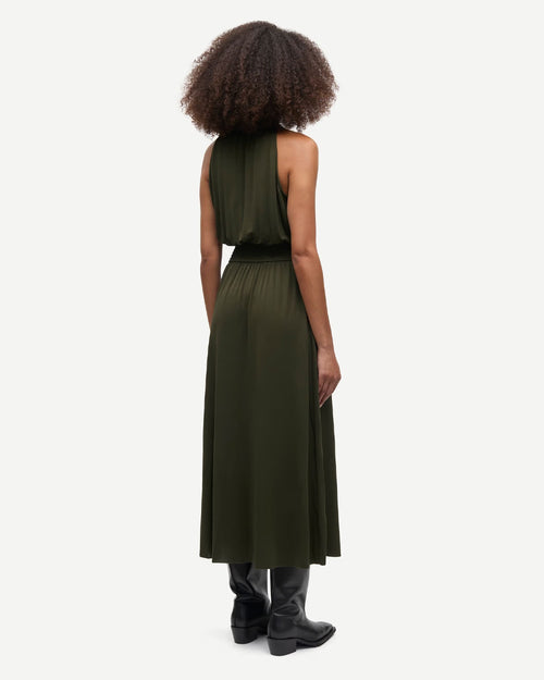 SAUMI DRESS 16113 / FOREST NIGHT