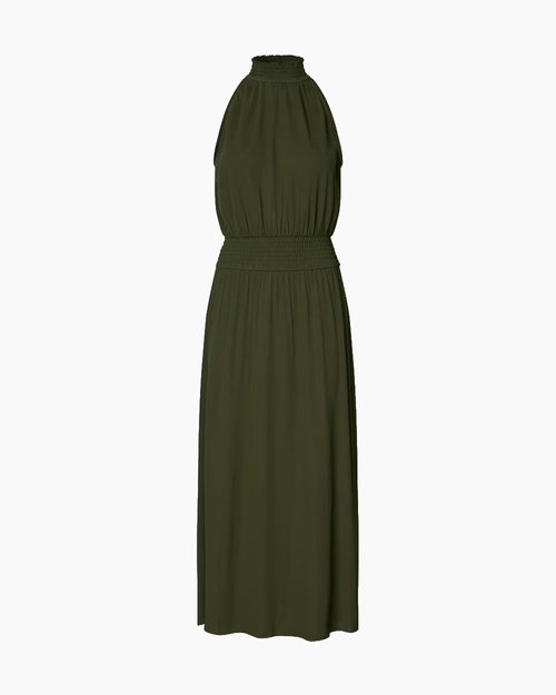 SAUMI DRESS 16113 / FOREST NIGHT