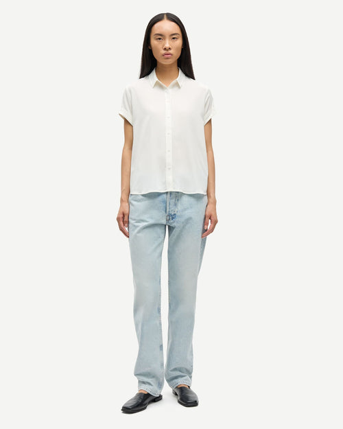 MAJAN SS SHIRT 9942 / CLEAR CREAM