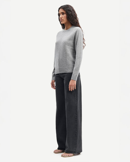 BOSTON O-NECK 6304 / GREY MEL.