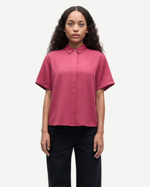 MINA SS SHIRT 14028 / EARTH RED