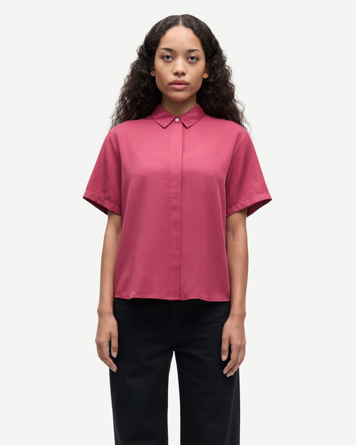 MINA SS SHIRT 14028 / EARTH RED