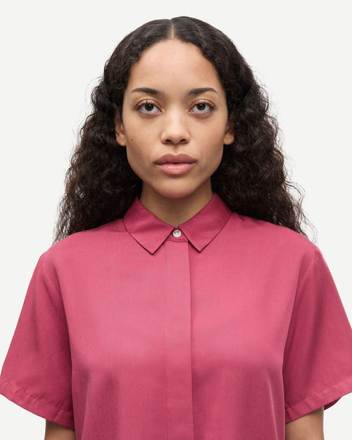 MINA SS SHIRT 14028 / EARTH RED