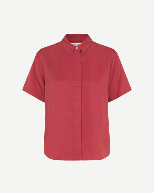 MINA SS SHIRT 14028 / EARTH RED