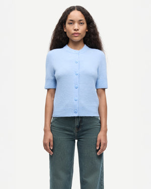 SANOURA SS CARDIGAN 15556 / CASHMERE BLUE