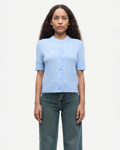 SANOURA SS CARDIGAN 15556 / CASHMERE BLUE