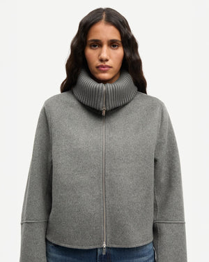 SACLEO JACKET 15772 / GUN METAL MEL.