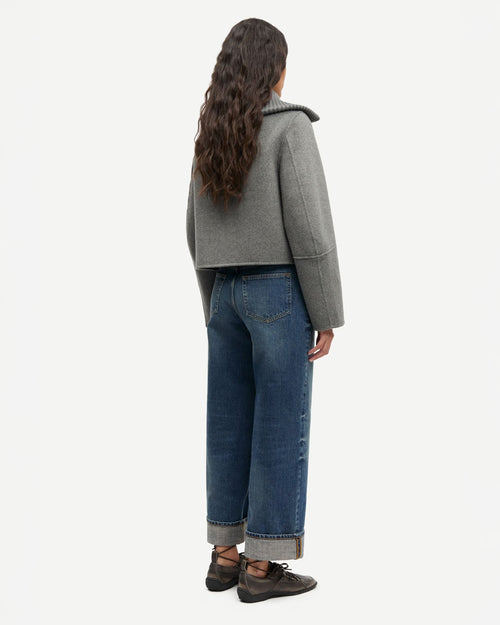 SACLEO JACKET 15772 / GUN METAL MEL.