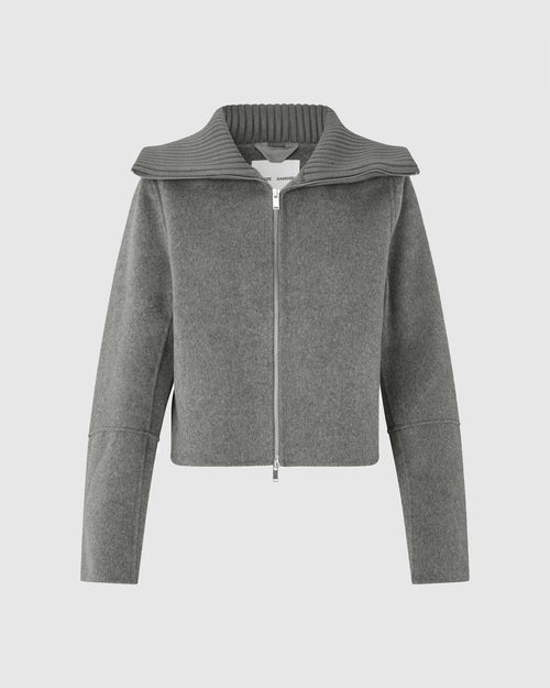 SACLEO JACKET 15772 / GUN METAL MEL.