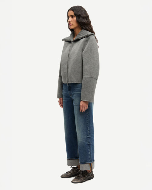 SACLEO JACKET 15772 / GUN METAL MEL.