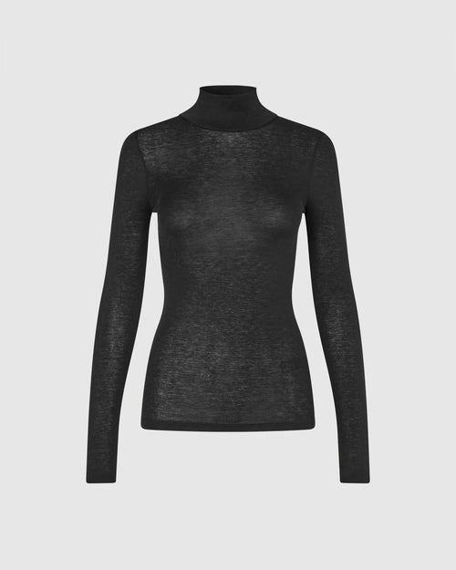 SADOU T-N T-SHIRT LS 15499 / BLACK