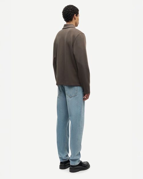 SAHANNES FULL ZIP 15509 / BLACK OLIVE