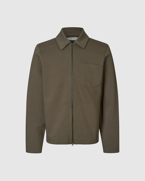 SAHANNES FULL ZIP 15509 / BLACK OLIVE