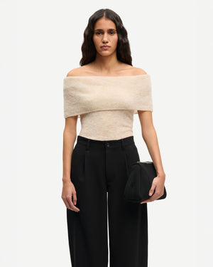 SAHARPER PLEAT TROUSERS 15790 / BLACK