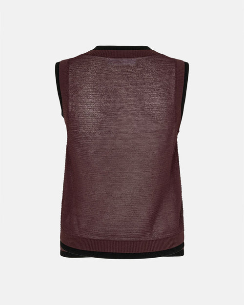 SALIV VEST 15699 / FUDGE