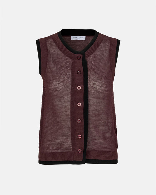SALIV VEST 15699 / FUDGE