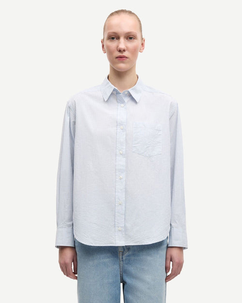 SALOVA POCKET SHIRT 15758 / BLUE CH.