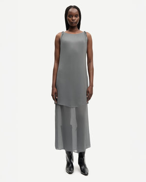 SAMIKA DRESS 15932 / GUNMETAL