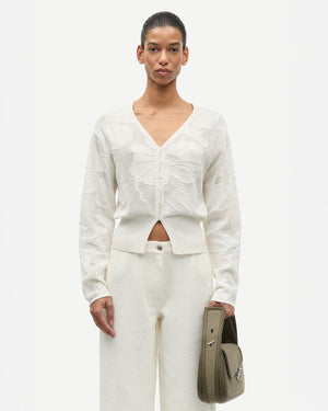 SAPOPPIE CARDIGAN 15529 / CLEAR CREAM