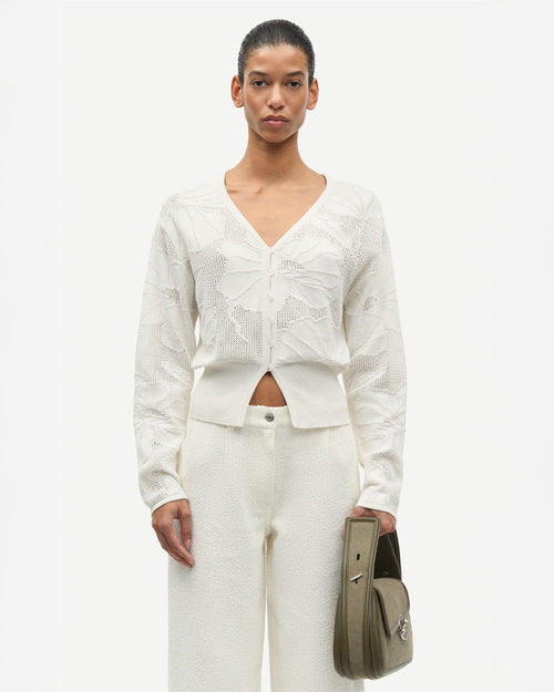 SAPOPPIE CARDIGAN 15529 / CLEAR CREAM