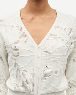 SAPOPPIE CARDIGAN 15529 / CLEAR CREAM