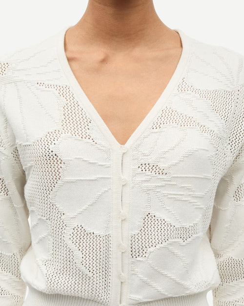 SAPOPPIE CARDIGAN 15529 / CLEAR CREAM