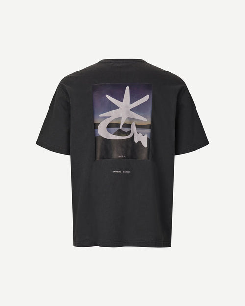 SARAGNAR T-SHIRT 15489 / BLACK SUNSET