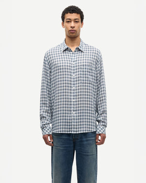 SARYAN J SHIRT 15566 / BLUE CH.