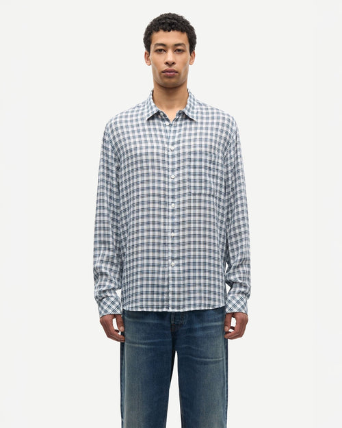 SARYAN J SHIRT 15566 / BLUE CH.