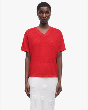 SAELI T-SHIRT 15202 / FLAME SCARLET