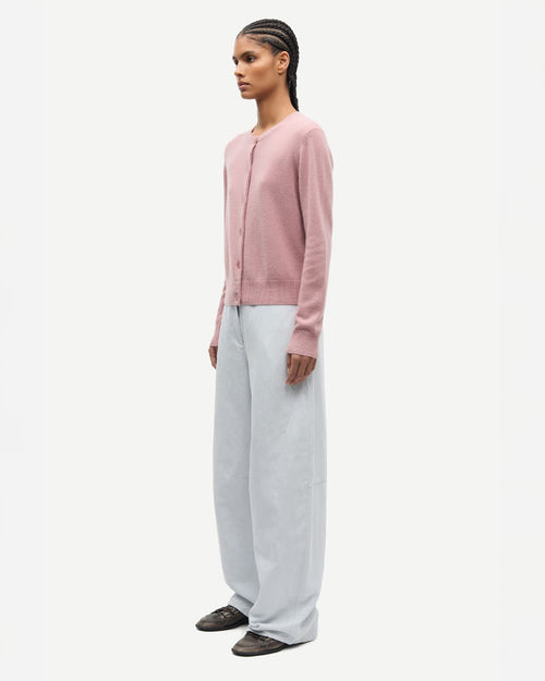 SABOSTON CARDIGAN 6304 / ORCHID HAZE MEL.